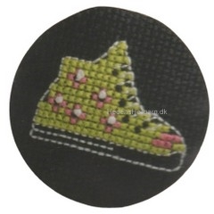 Knap Badges kit sko sort